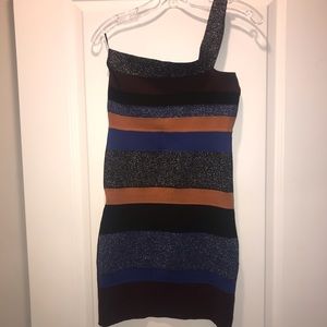 M Missoni one shoulder knit dress, size 44; New